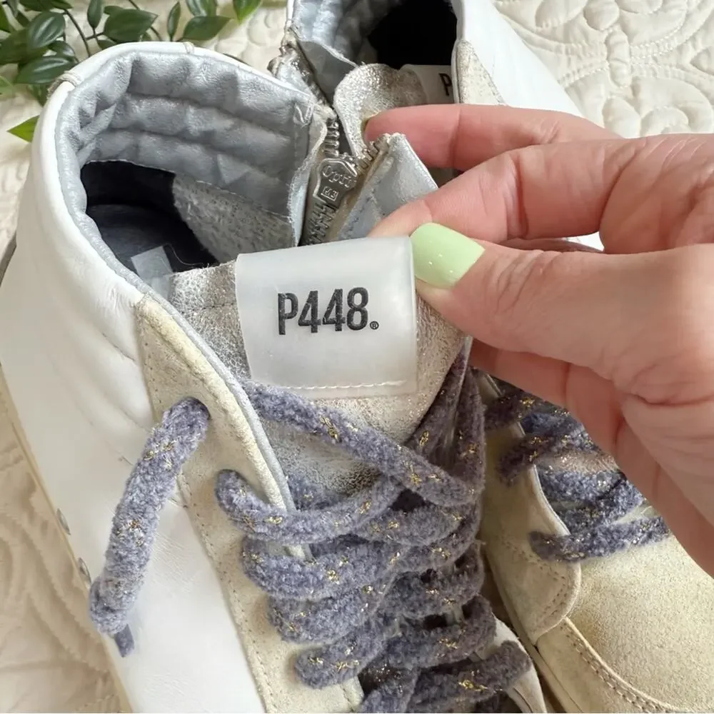 P448 Skate High Top Sneakers Sz 40